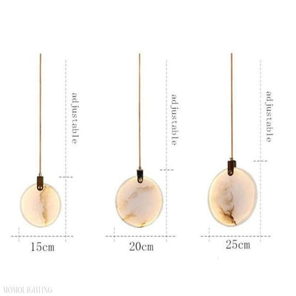 Alabaster Long Staircase Chandelier-Nobipets