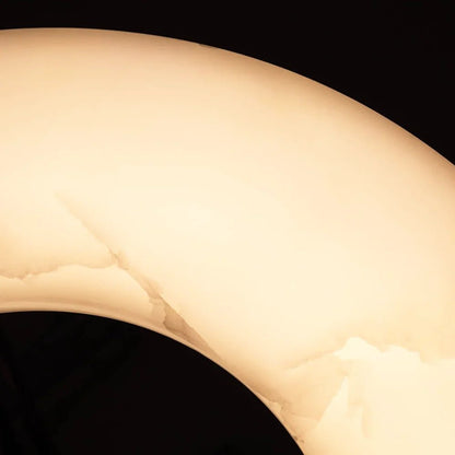 Alabaster Luxembourg Halo Chandelier-Nobipets
