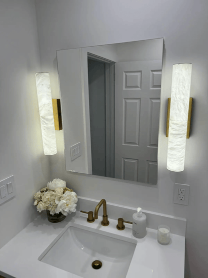 Alabaster Modern Linear Wall Sconce