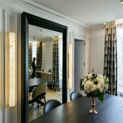 Alabaster Modern Linear Wall Sconce