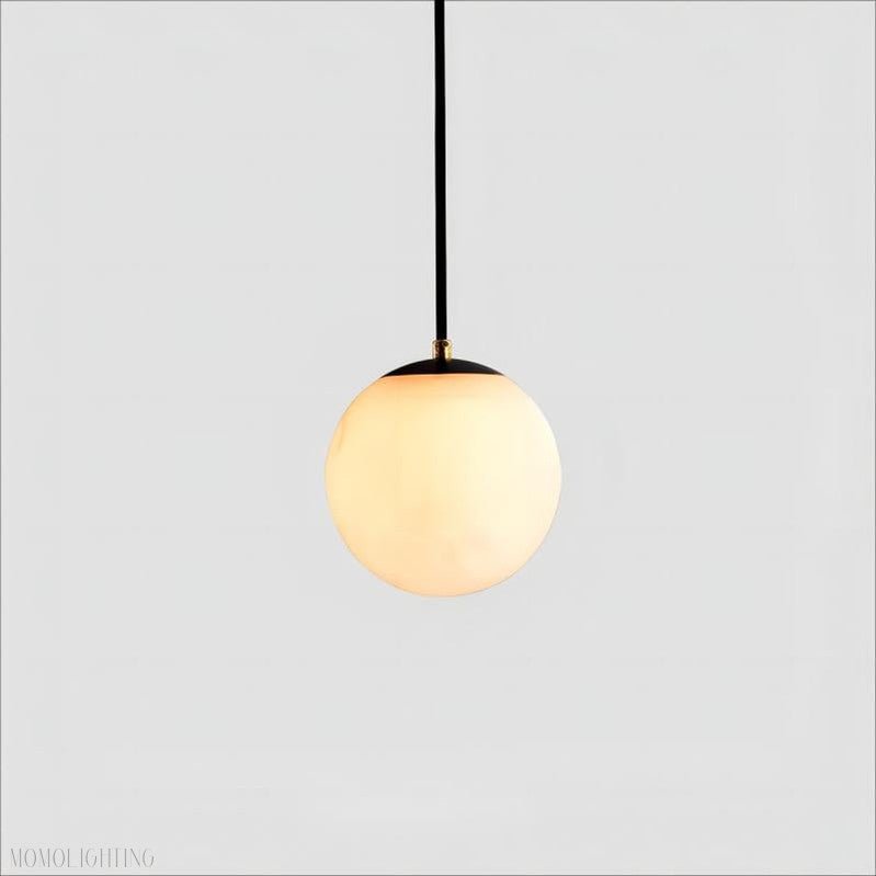Alabaster Modern Round Ball Chandelier-Nobipets