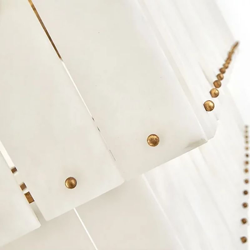 Alabaster Rancho 2-Tier Linear Chandelier-Nobipets