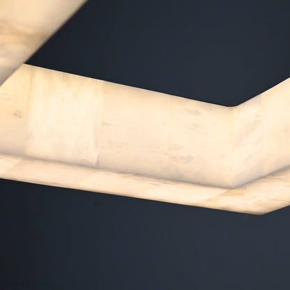 Alabaster Rivage Rectangle Chandelier 72"-Nobipets