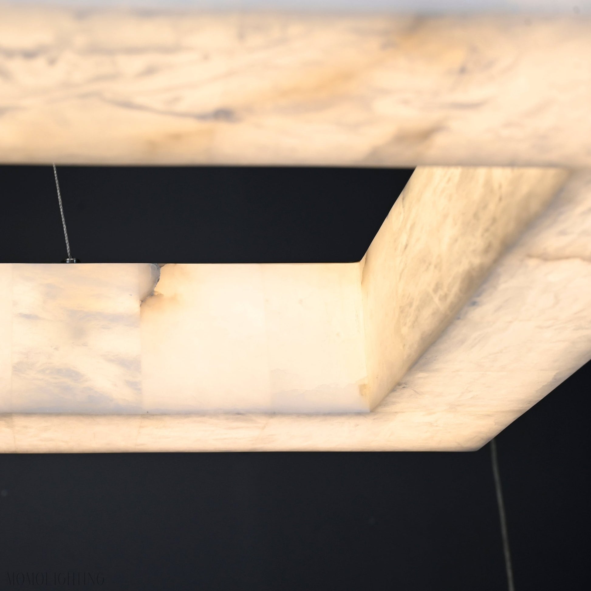 Alabaster Rivage Rectangle Chandelier 72"-Nobipets