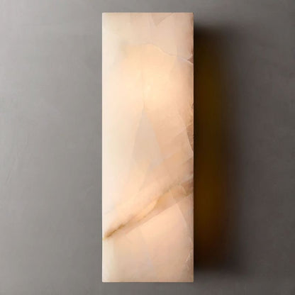 Alabaster Riven Grand Sconce