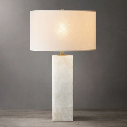 Alabaster Riven Table Lamp