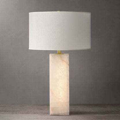 Alabaster Riven Table Lamp