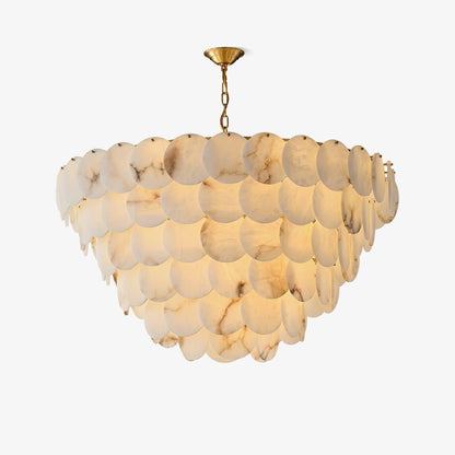 Alabaster Shell Brass Chandelier with 2/3/4/5/6 layer-Nobipets