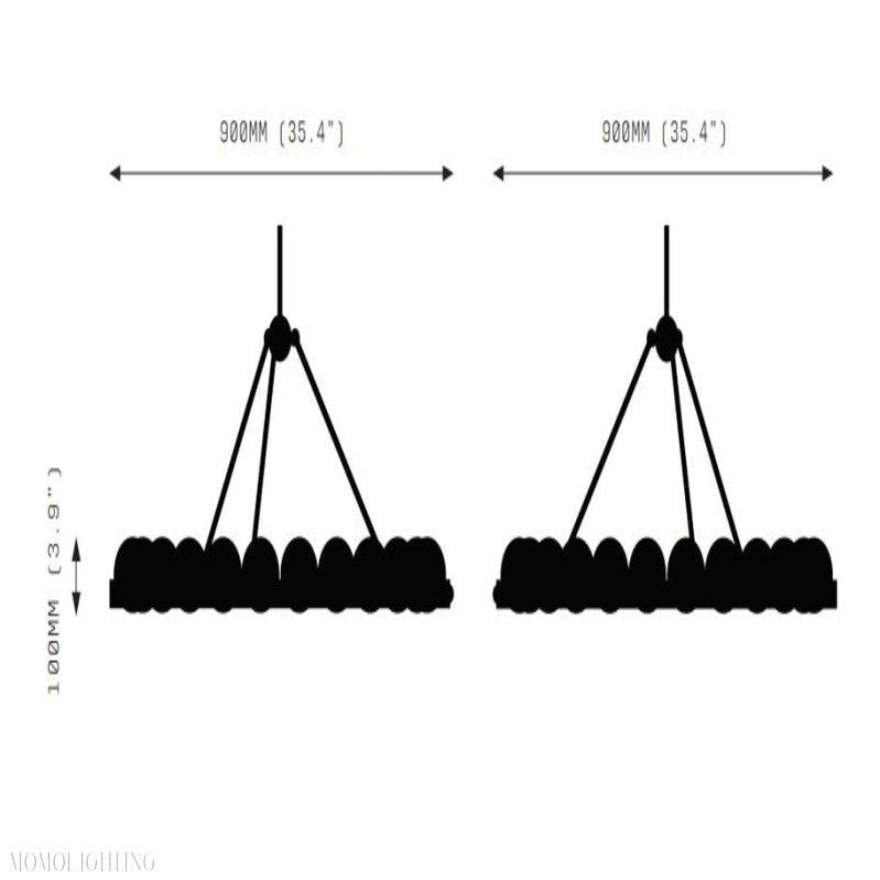 Alabaster Suter Chandelier-Nobipets