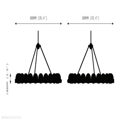 Alabaster Suter Chandelier-Nobipets