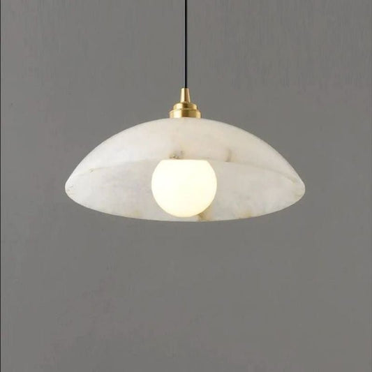 Alabaster Umbrella Pendant