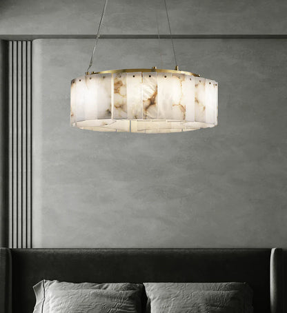 Alabaster Willamette Chandelier-Nobipets