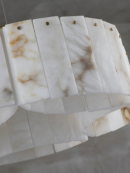 Alabaster Willamette Chandelier-Nobipets