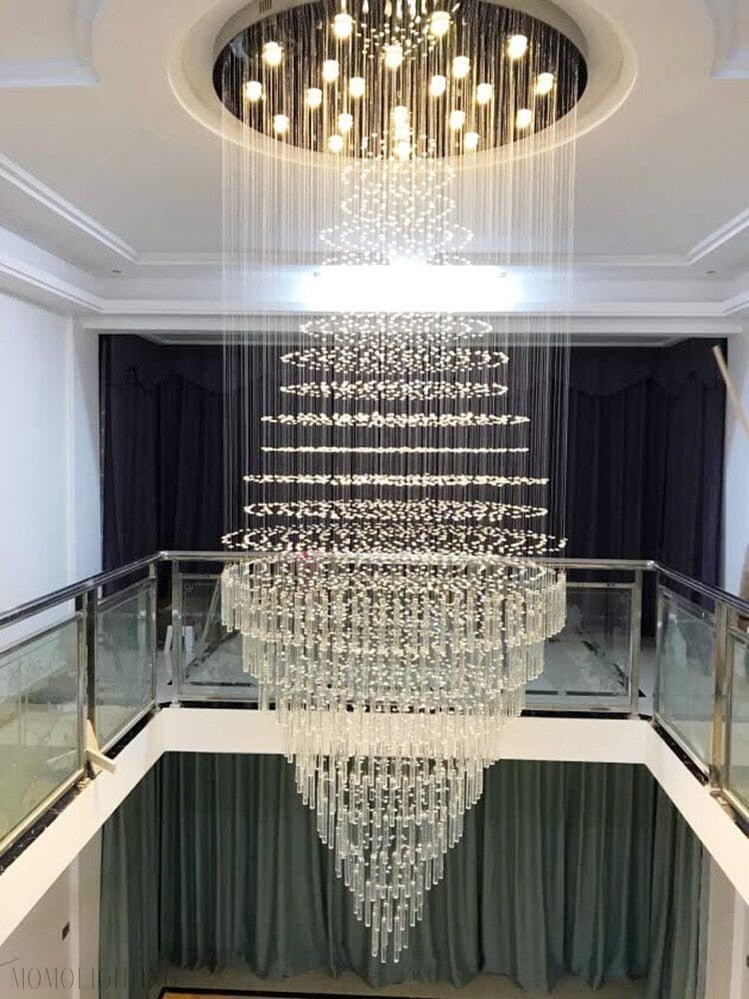 Albert Crystal Foyer & Staircase Chandelier 23" 31" 39" 47" D-Nobipets