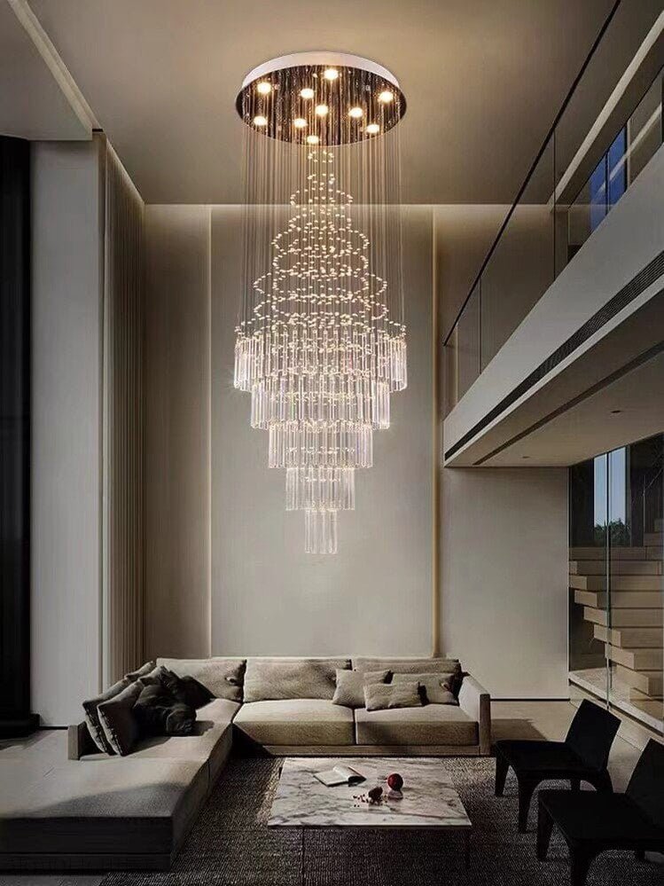 Albert Crystal Foyer & Staircase Chandelier 23" 31" 39" 47" D-Nobipets