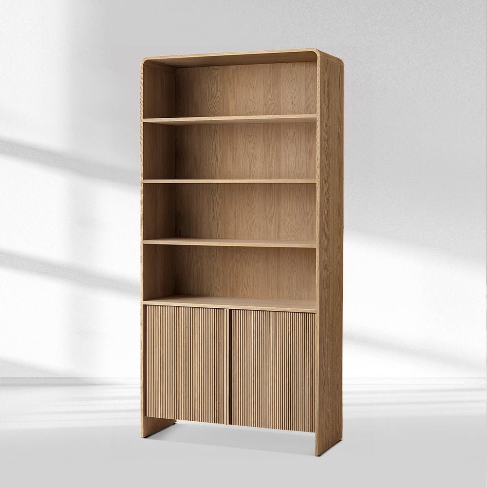 Alova Wood Open Sideboard Hutch 45"W