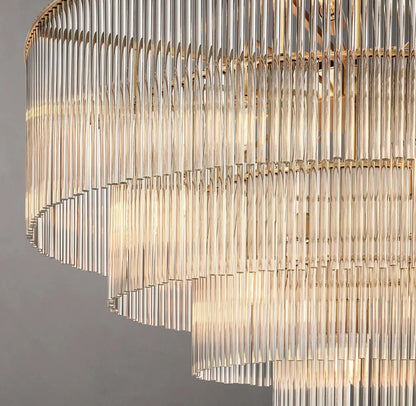 Amadeo K9 Glass Round Chandelier 40"