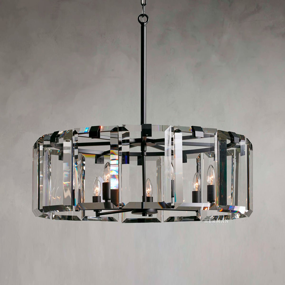 Amaya Round Chandelier 30" 38" 48"