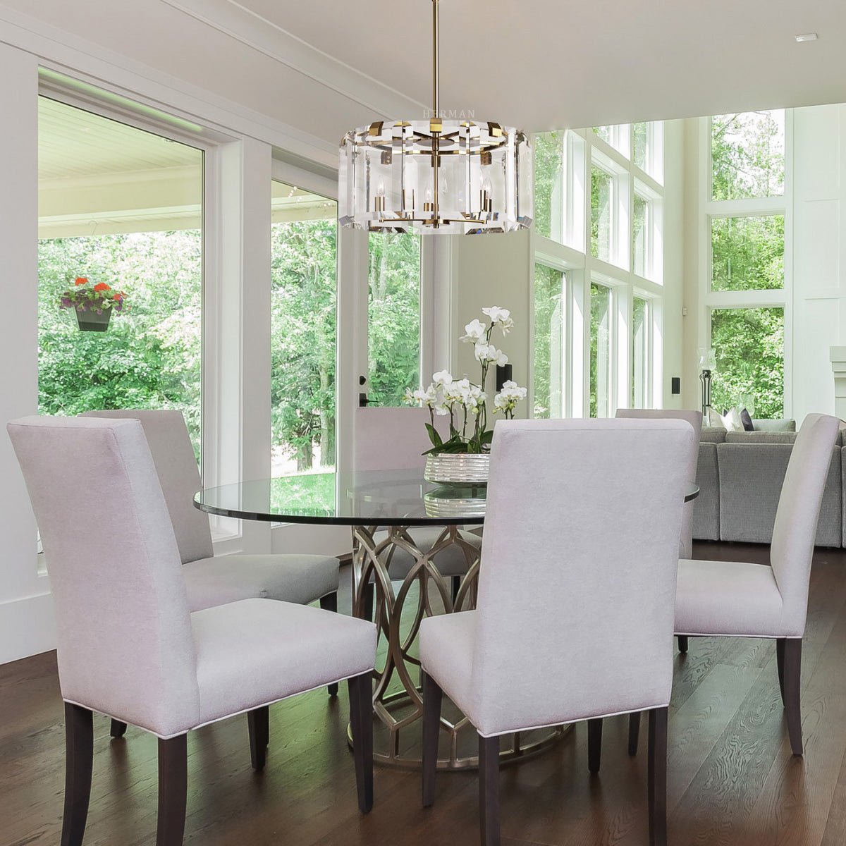 Amaya Round Chandelier 30" 38" 48"