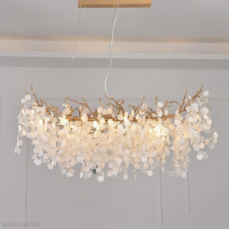 American Creative Brass Branch Chandelier-Nobipets