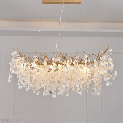 American Creative Brass Branch Chandelier-Nobipets