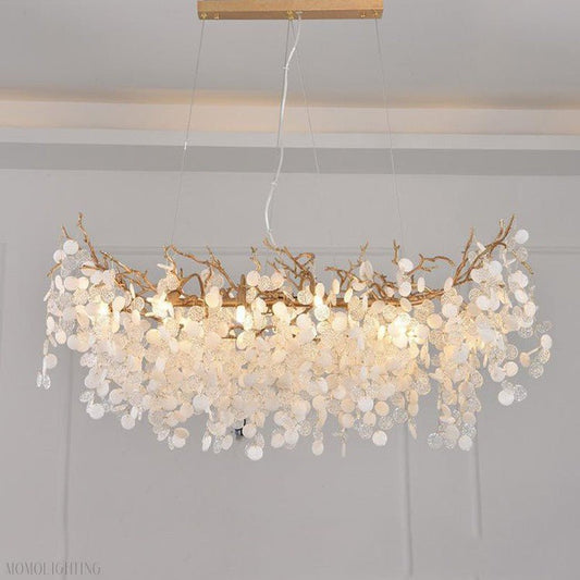 American Creative Brass Branch Chandelier-Nobipets