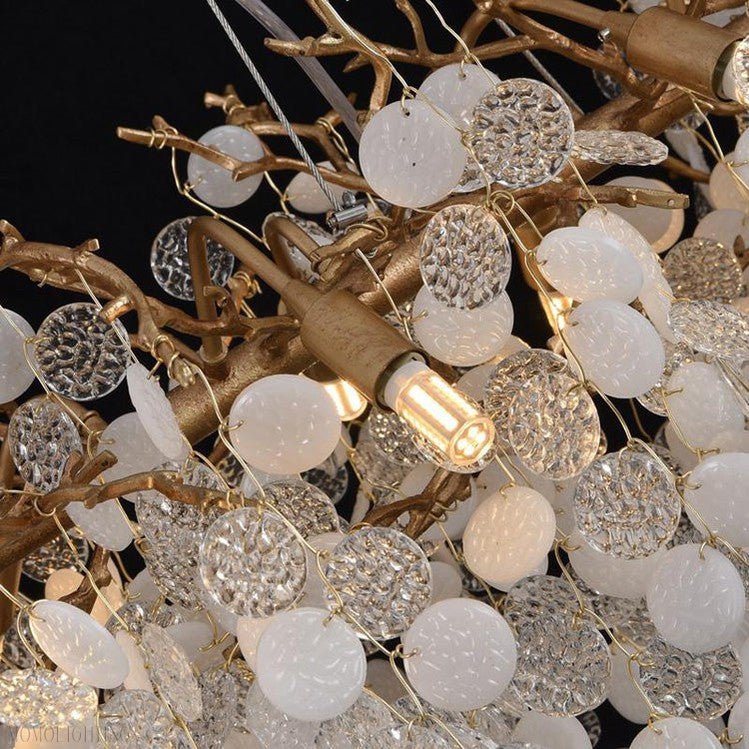 American Creative Brass Branch Chandelier-Nobipets