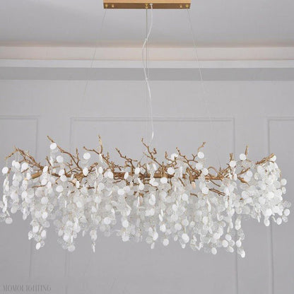 American Creative Brass Branch Chandelier-Nobipets