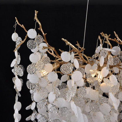 American Creative Brass Branch Chandelier-Nobipets