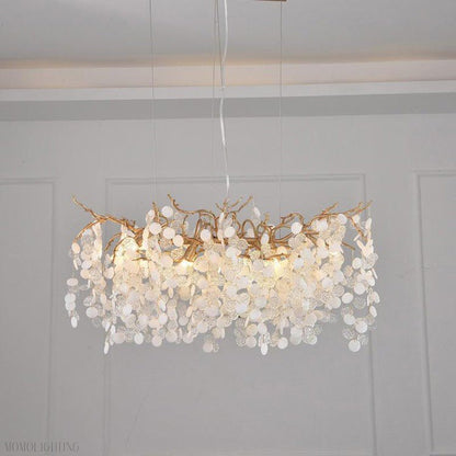 American Creative Brass Branch Chandelier-Nobipets