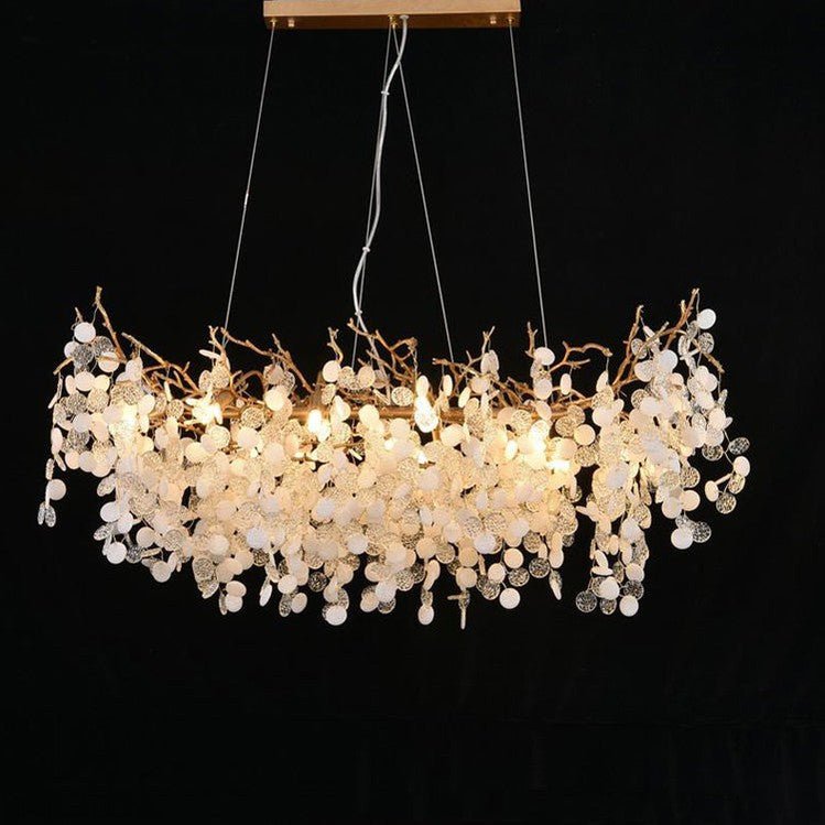 American Creative Brass Branch Chandelier-Nobipets