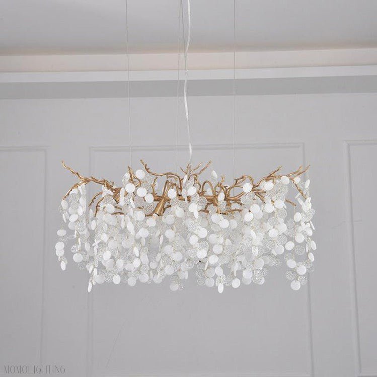 American Creative Brass Branch Chandelier-Nobipets