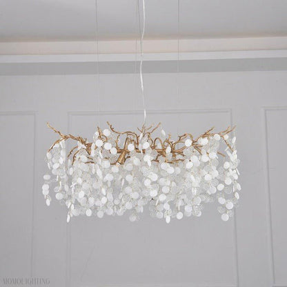 American Creative Brass Branch Chandelier-Nobipets