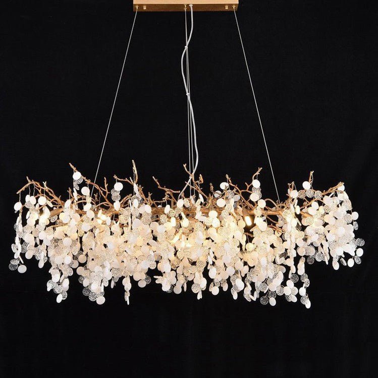 American Creative Brass Branch Chandelier-Nobipets