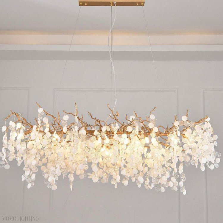 American Creative Brass Branch Chandelier-Nobipets