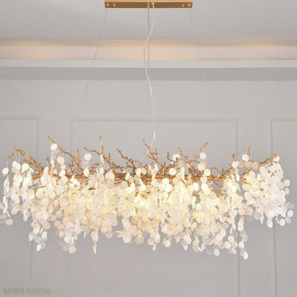 American Creative Brass Branch Chandelier-Nobipets