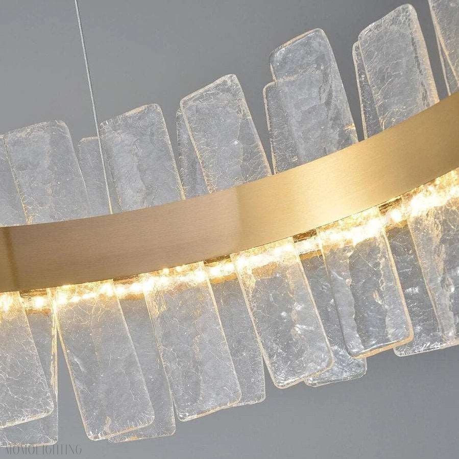 Andrea Round Crystal Chandelier-Nobipets
