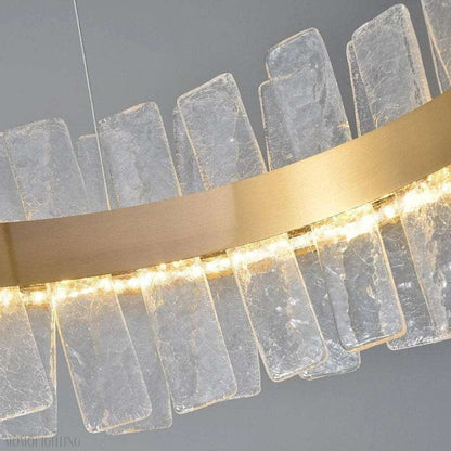 Andrea Round Crystal Chandelier-Nobipets
