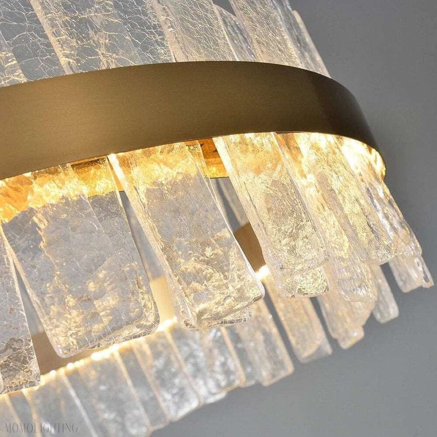 Andrea Round Crystal Chandelier-Nobipets