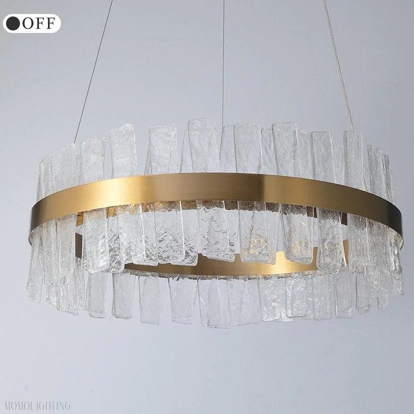 Andrea Round Crystal Chandelier-Nobipets