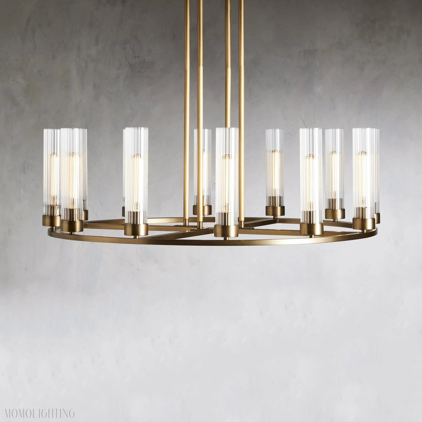 Andreas Round Chandelier Pendant Lighting-Nobipets