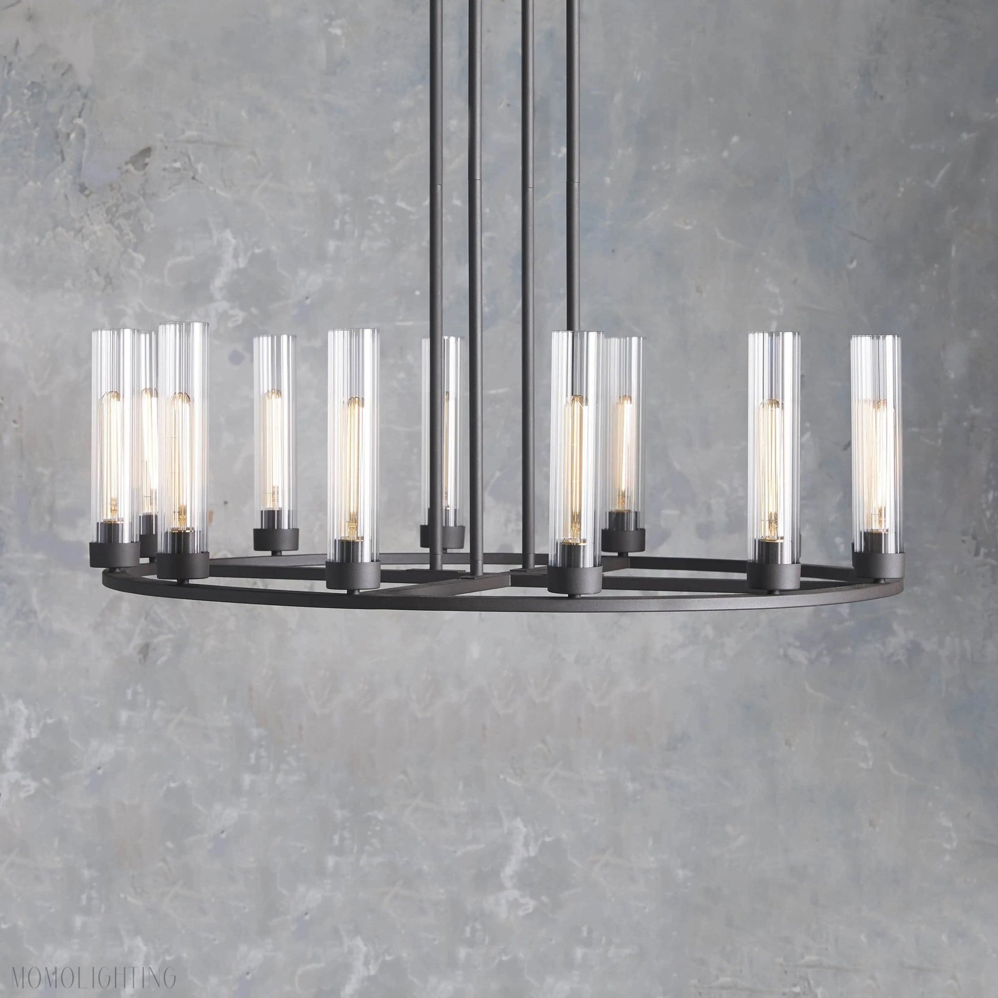 Andreas Round Chandelier Pendant Lighting-Nobipets