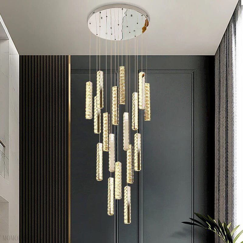Angelica Foyer & Staircase Chandelier 19" 23" D-Nobipets
