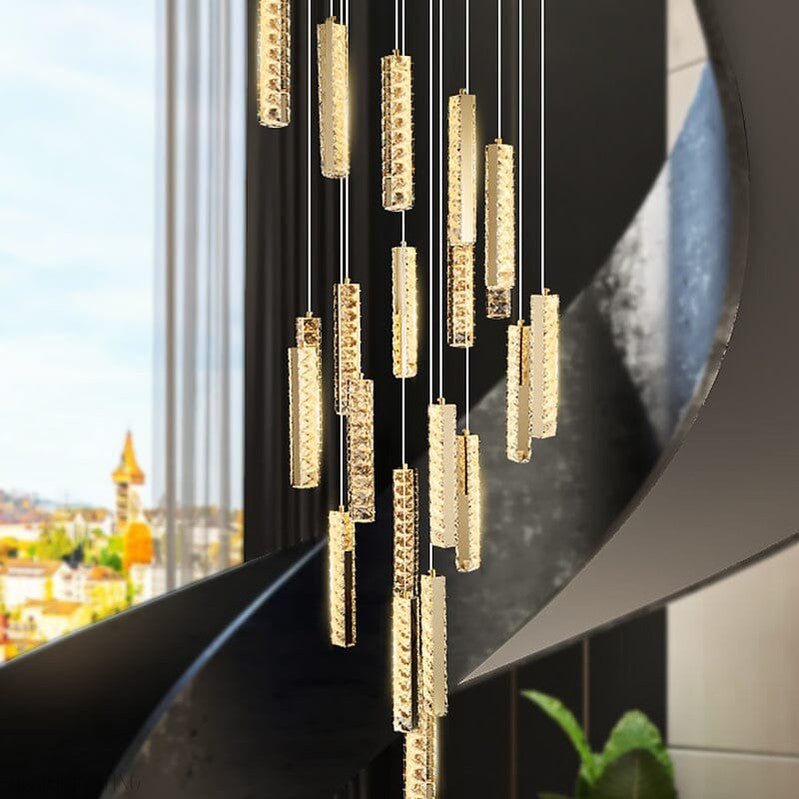 Angelica Foyer & Staircase Chandelier 19" 23" D-Nobipets