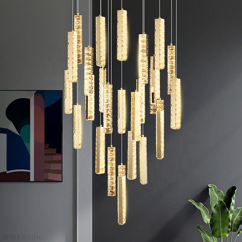 Angelica Foyer & Staircase Chandelier 19" 23" D-Nobipets
