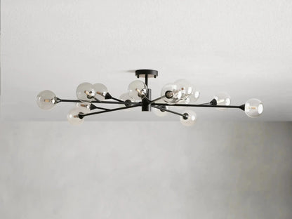 Apollo Modern Glass Ball Flushmount 20''36''47''
