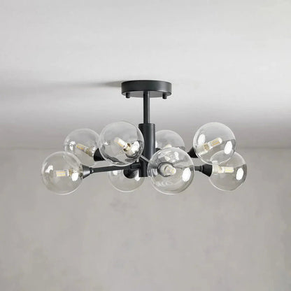 Apollo Modern Glass Ball Flushmount 20''36''47''