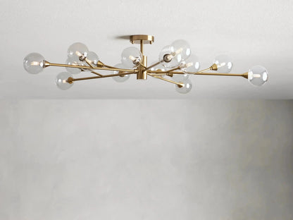Apollo Modern Glass Ball Flushmount 20''36''47''