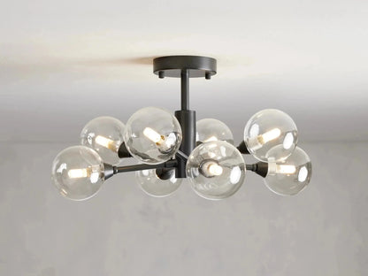 Apollo Modern Glass Ball Flushmount 20''36''47''