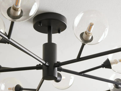 Apollo Modern Glass Ball Flushmount 20''36''47''